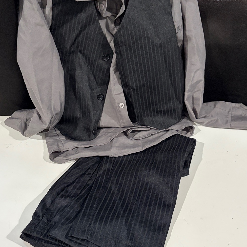 Vittorio Kids Gray Button Down Shirt